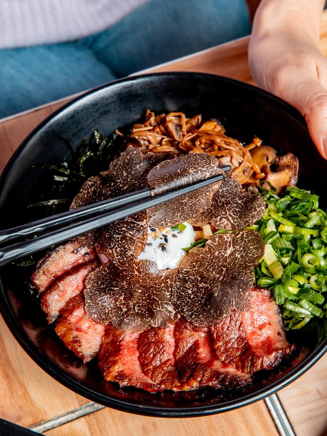 Wagyu truffle mazesoba. Picture: Supplied