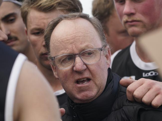 MPFNL Division 2 footy: Pearcedale v Bonbeach. Bonbeach coach. Picture: Valeriu Campan