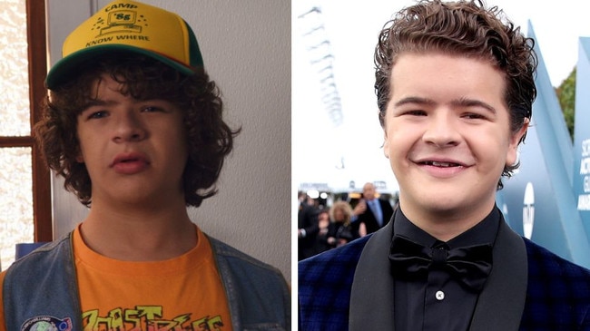 Gaten Matarazzo in Stranger Things. Picture: Netflix; Rich Fury/Getty Images