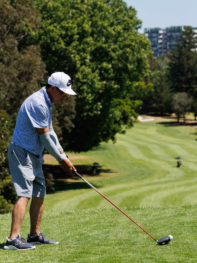 Moore Park Golf Course is set to be cut in half. Picture: David Swift