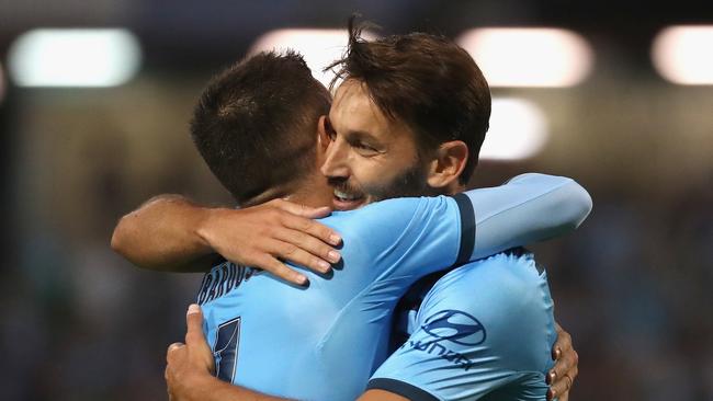 Milos Ninkovic said he is “incredibly happy’’ to stay at Sydney FC.