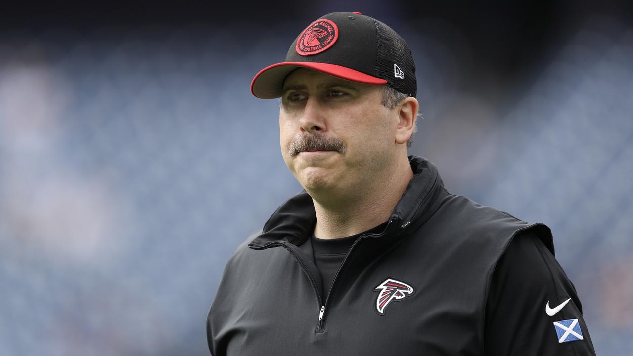 Arthur Smith, who came to the Falcons amid praise for his offensive play-calling, is proving to be one of the team’s biggest problems. (Photo by Justin Ford/Getty Images)