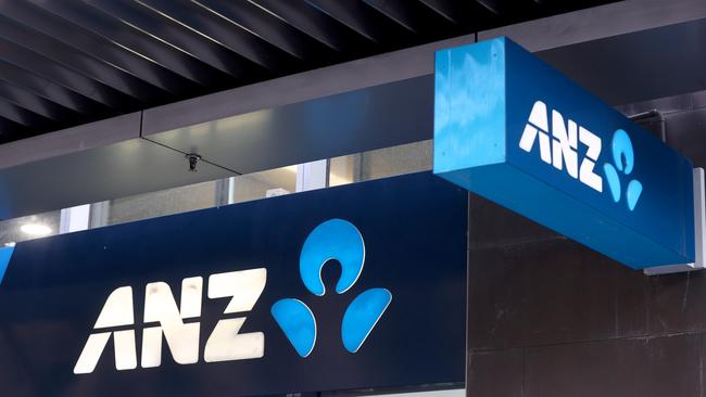 ADELAIDE, AUSTRALIA - NewsWire Photos 4, august, 2023:  Generics of ANZ bank signs in Adelaide. Picture: NCA NewsWire / Kelly Barnes