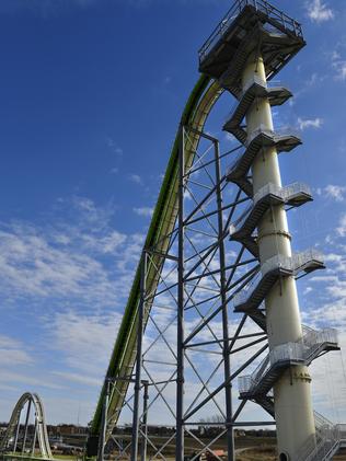 The world’s biggest waterslide, Verruckt (German for ‘insane’).