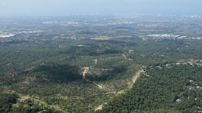 Aerials of the Pacific View Estate site at Worongary. Pics Tim Marsden