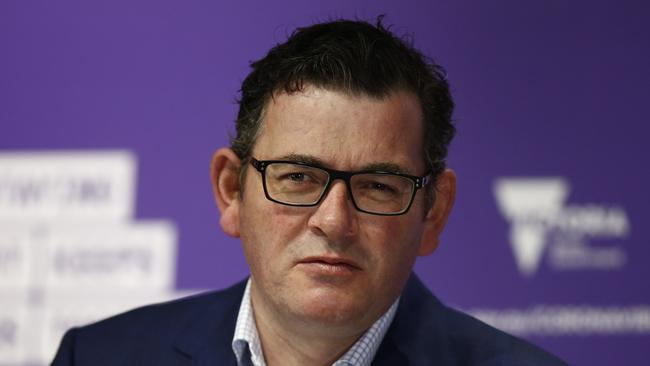 Victorian Premier Daniel Andrews speaks to the media during a press conference in Melbourne, Victoria. Picture: NCA NewsWire / Daniel Pockett