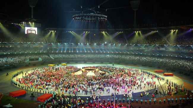 The closing ceremony of the 2006 Commonwealth Games in Melbourne.