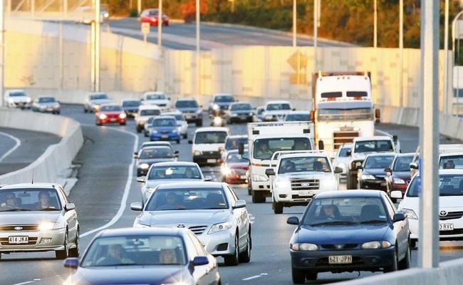 Ipswich Motorway traffic at Goodna. Photo: David Nielsen / The Queensland Times. Picture: David Nielsen