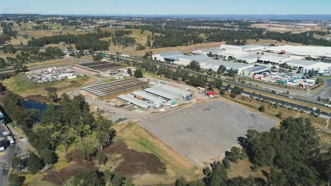 An overview of the Wallgrove Rd, Eastern Creek site, which could house the new Western Sydney Energy and Resource Recovery Centre by Cleanaway