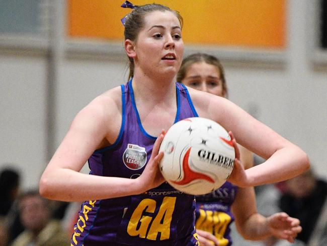 Gilfillan-Silk in action against Tango last week. Picture: On the Ball Media/Netball SA