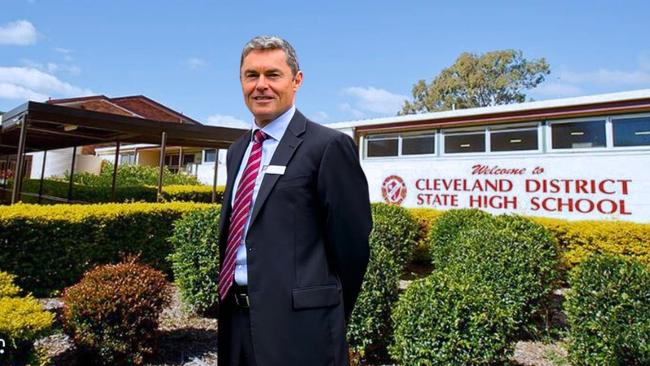 Cleveland District State High School principal Leonard McKeown was proud of his school’s 2024 NAPLAN results. Picture: CDSHS