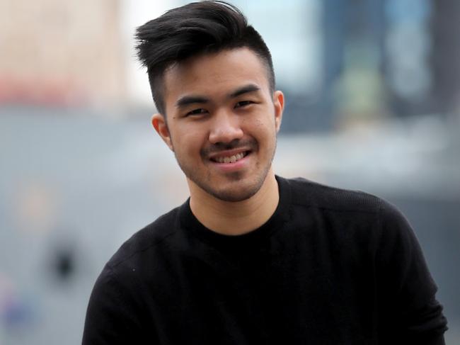 03/07/2018 Asher Tan, the founder of a crypto currency exchange Coinjar at Southbank in Melbourne. Picture : David Geraghty / The Australian.