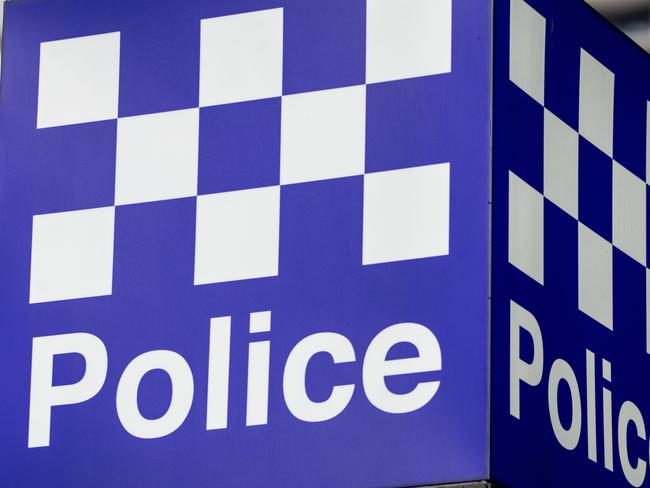 MELBOURNE, AUSTRALIA - NewsWire Photos - 22 AUGUST, 2024: A Victoria Police signage is seen on the streets of Melbourne. Picture: NewsWire / Diego Fedele