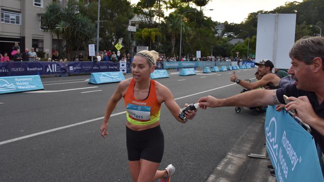 Some of the magic moments and action from the ASICS Runaway Noosa Marathon. Photo: Mark Furler