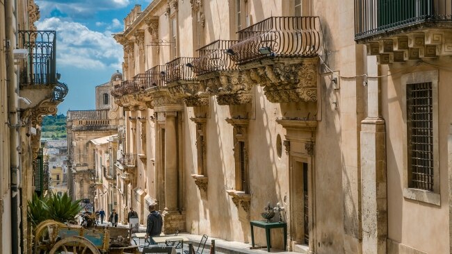 Palazzo Nicolaci di Villadorata in Noto, a city in south-eastern Sicily. Picture: Getty Images