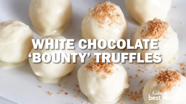 WHITE CHOC BOUNTY TRUFFLES