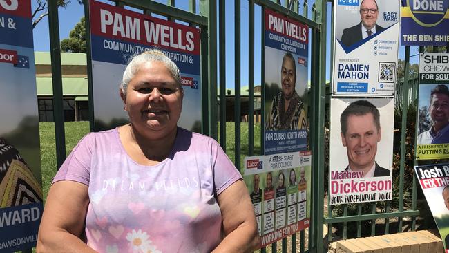 Labor candidate Pam Wells said she was proud to see more Aboriginal residents running for council.