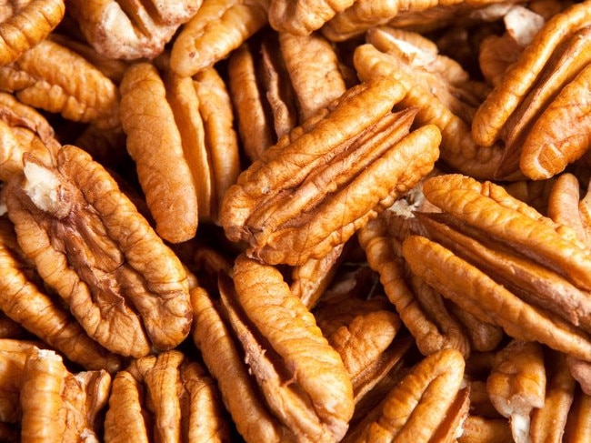 Two handfuls of pecans a day has benefits.