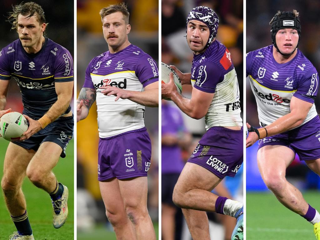 Melbourne Storm's big four. Pictures: NRL Photos