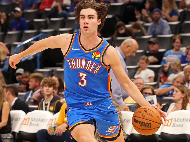 Josh Giddey has enjoyed a stellar rookie NBA season with OKC. Picture: NBAE/Getty Images