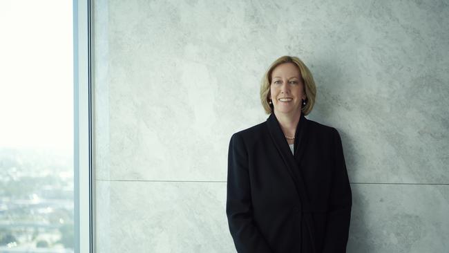 Woodside boss Meg O’Neill has faced several reserves downgrades as she looks to seal a merger with BHP Petroleum. Picture: Woodside via NCA NewsWire