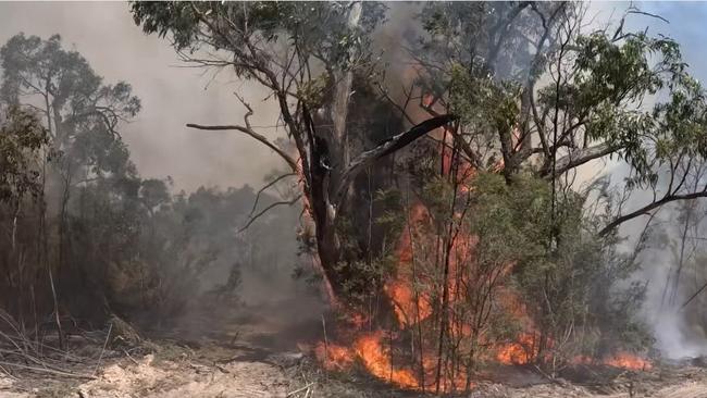 Residents have been urged to “watch and act” as bushfires continue raging across western areas of regional Victoria. Picture: Supplied