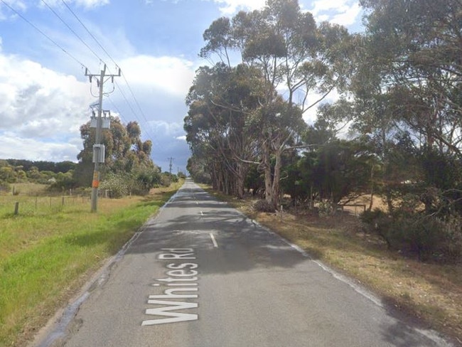 A man was lying in the middle of the road before he stole a woman's bag in Mount Duneed.