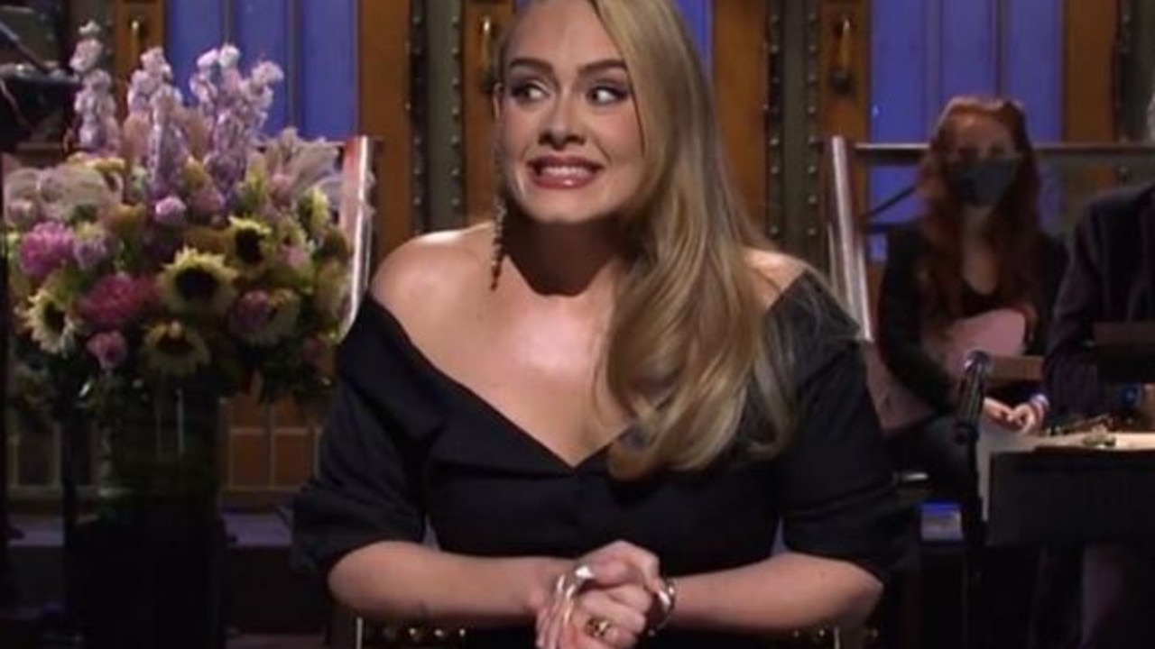 Adele showed off her slimmer frame when she hosted Saturday Night Live in October last year. Picture: Instagram