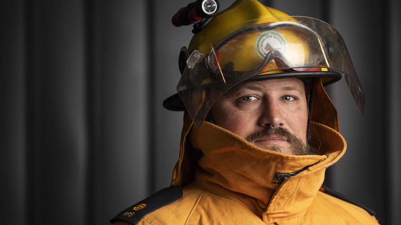 Gowrie Little Plain Rural Fire Service brigade officer Joel Toombs, Sunday, July 28, 2024. Picture: Kevin Farmer