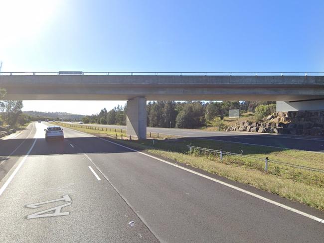 Police allege the car crashed on the Princes Highway at Dunmore. Picture: Google Maps