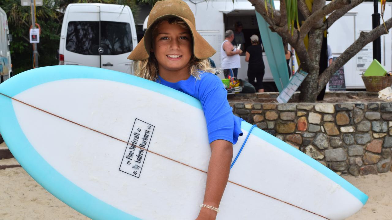 Lennix Currie, 11 at the Noosa Festival of Surfing.