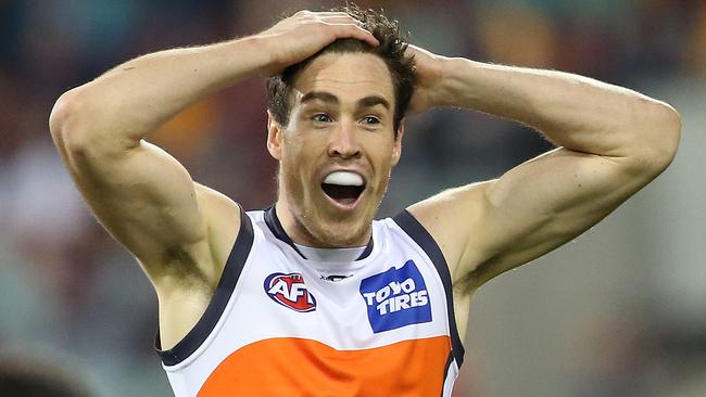 How much will Jeremy Cameron’s absence hurt the Giants? Picture: Getty Images