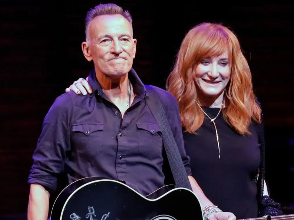 Bruce Springsteen and Patti Scialfa at opening night of “Springsteen on Broadway.” Getty Images