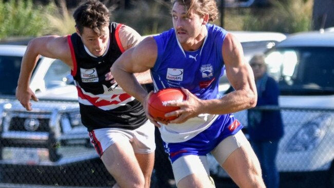 Co-captain James Belo kicked two for the ‘Roos on Saturday. Picture: Supplied