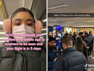 Woman documents insane wait at passport office