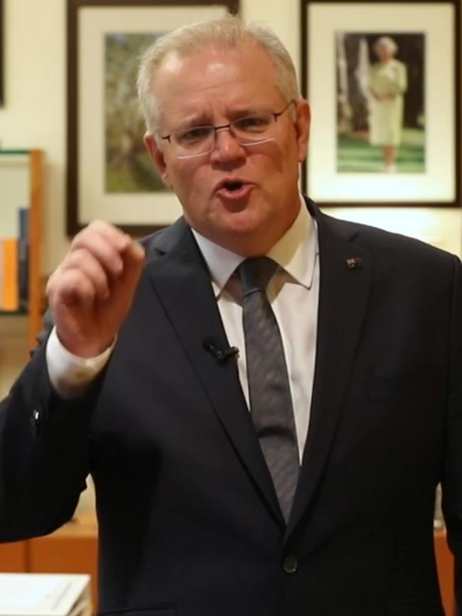 Prime Minister Scott Morrison. Picture: PMO