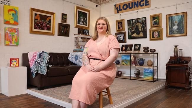 Molly O’Hara, owner of Sequel Gallery in Newtown. Picture: Alison Wynd.