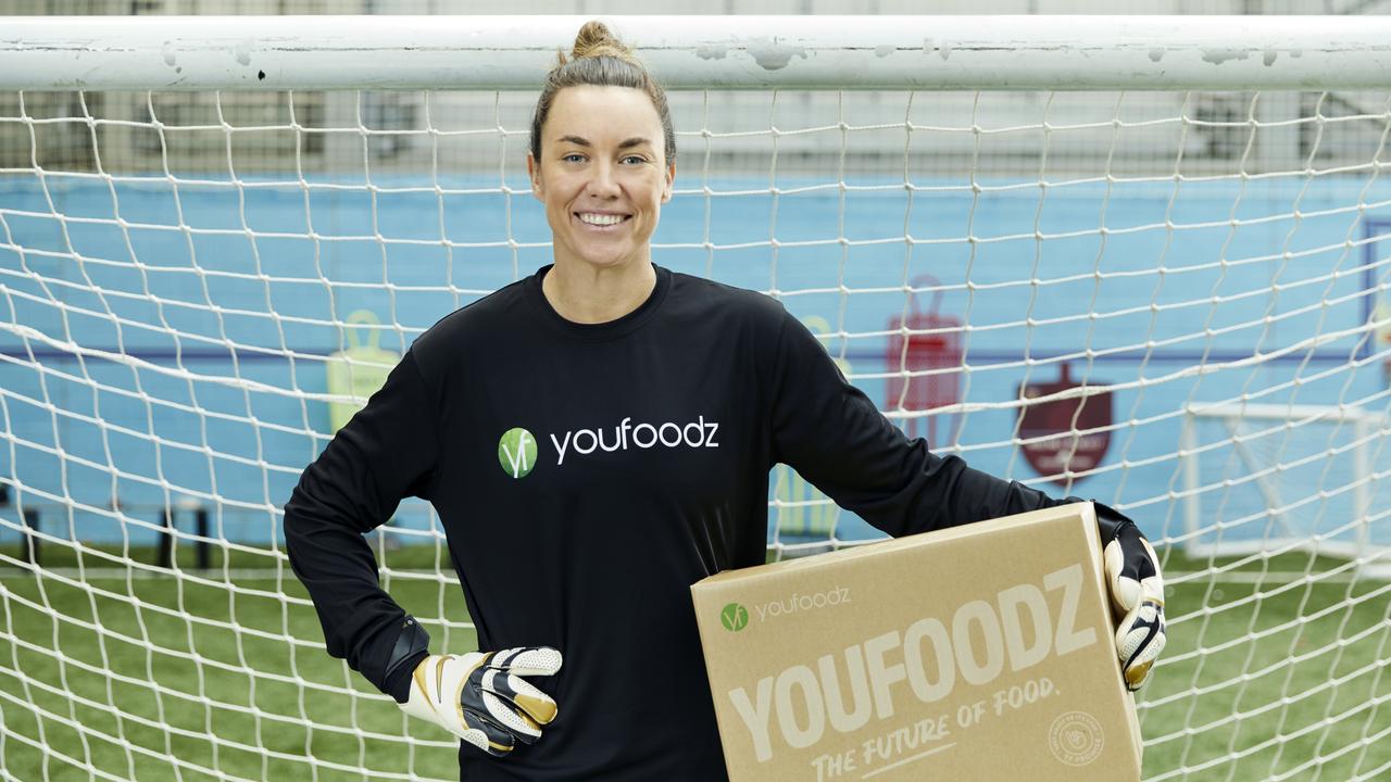 Youfoodz has appointed Australian goalkeeper, Mackenzie Arnold, as their first ‘Chief, Goal-Keeper’ to help Aussies set and keep their lifestyle goals. Picture: Supplied