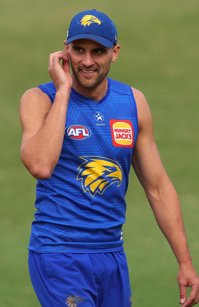 Dom Sheed didn’t complete the full session. Picture: Getty Images