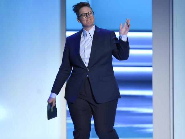 Hannah Gadsby has left the US in stitches as a presenter at the Emmys. Picture: AP