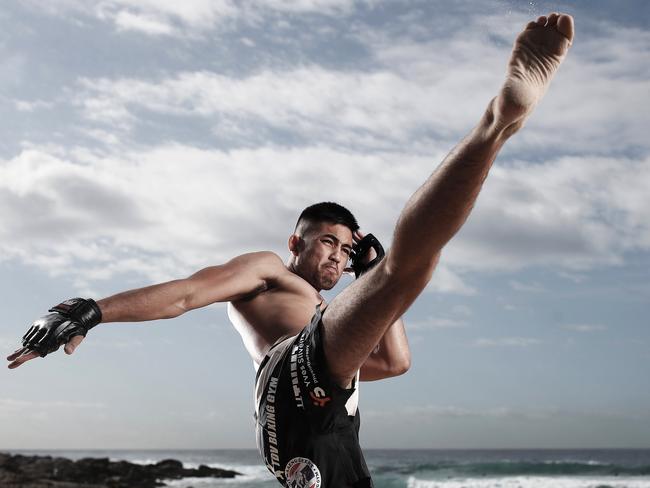 Maroubra MMA fighter Hayden Harbutt can lose up to 20kg to fight at flyweight. Picture. Phil HIllyard