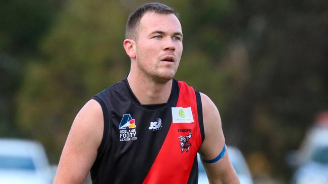 Blake Penney in action for Tea Tree Gully. Picture: Brayden Goldspink