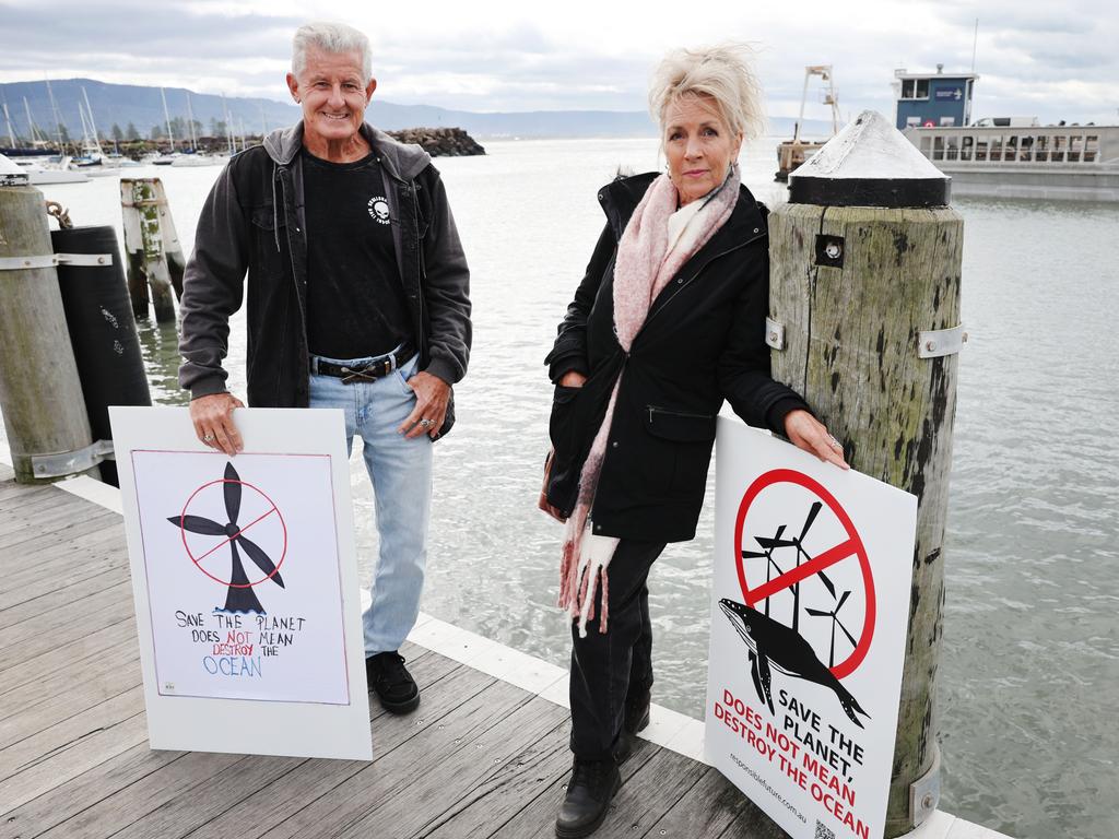 Peter and Petrina Nips, locals opposed to the wind farm. Picture: Rohan Kelly