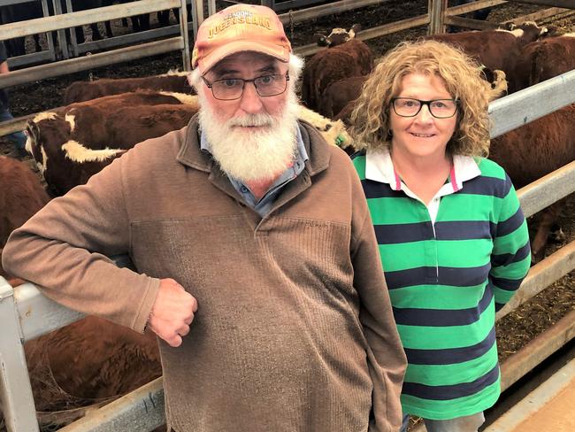 Wodonga store cattle sale. Thursday, March 25, 2021. Picture: Fiona Myers