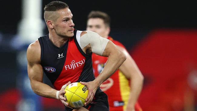 David Zaharakis in action for the Bombers. Picture: Michael Klein