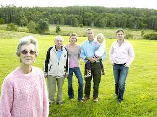 Some of the residents living near the site proposed for 74 affordable housing units at Greenwood Grove in Lennox Head who are opposed to the development application lodged by Lennox developer Chris Condon. Picture: Jerad Williams