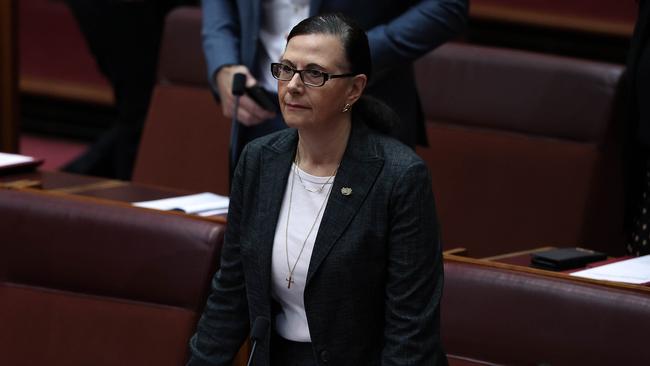 Was exiting Senator Concetta Anna Fierravanti-Wells’ “autocrat” spray just a case of sour grapes? Picture: NCA NewsWire / Gary Ramage