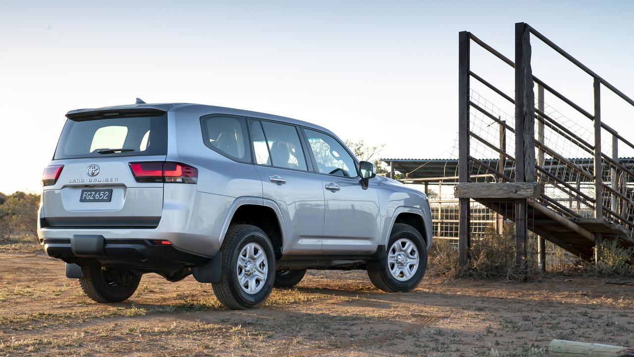 The 2021 model Toyota LandCruiser 300 Series GX.