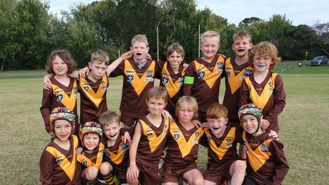 Drysdale Preece under-9 football team. Picture: Mark Wilson
