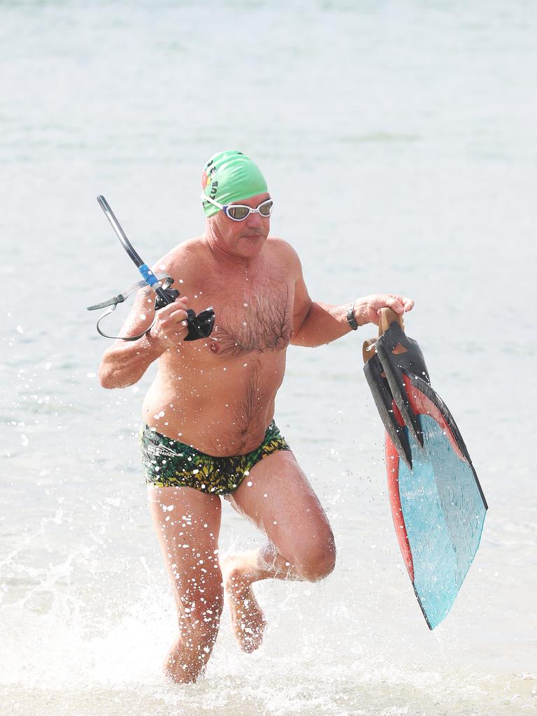 Australia Day Ocean Swim at Kingston Beach. Picture: Nikki Davis-Jones